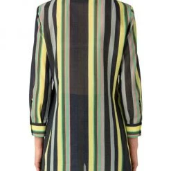 Akris Striped Cotton Voile Tunic Blouse<br> -Akris Sales Shop unnamed file 705