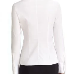 Akris Stand Collar Poplin Blouse -Akris Sales Shop unnamed file 72