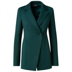 Akris Lorenz Asymmetric Button Jacket