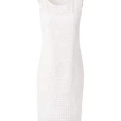 Akris Grid Patchwork Sheath Dress