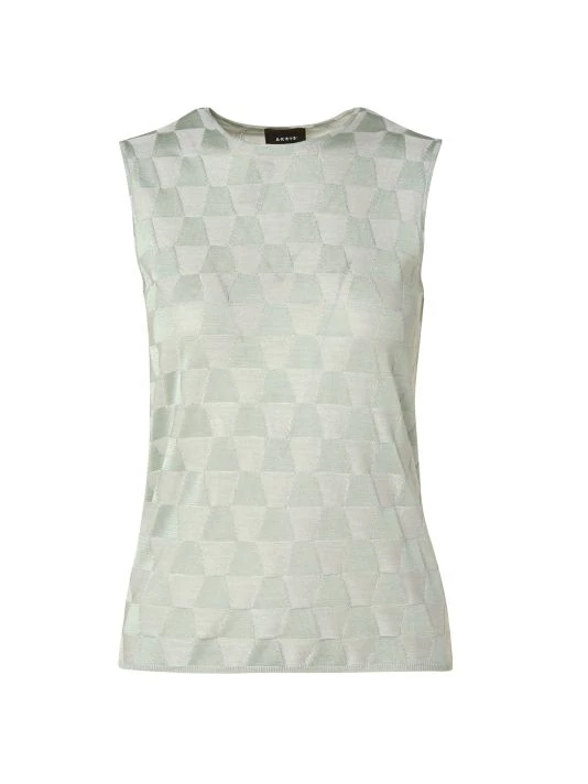 Akris Silk Trapezoid Shell Mint 6 Akris Silk Trapezoid Shell Mint - Image 4