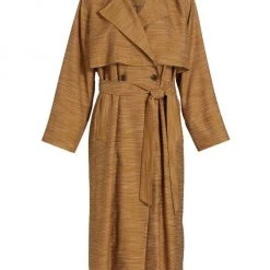 Akris Space-Dye Double-Breasted Trench Coat