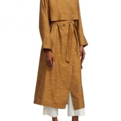 Akris Space-Dye Double-Breasted Trench Coat -Akris Sales Shop unnamed file 783