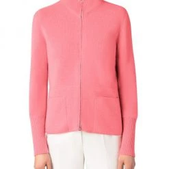 Akris Cashmere Zip-Up Sweater -Akris Sales Shop unnamed file 789