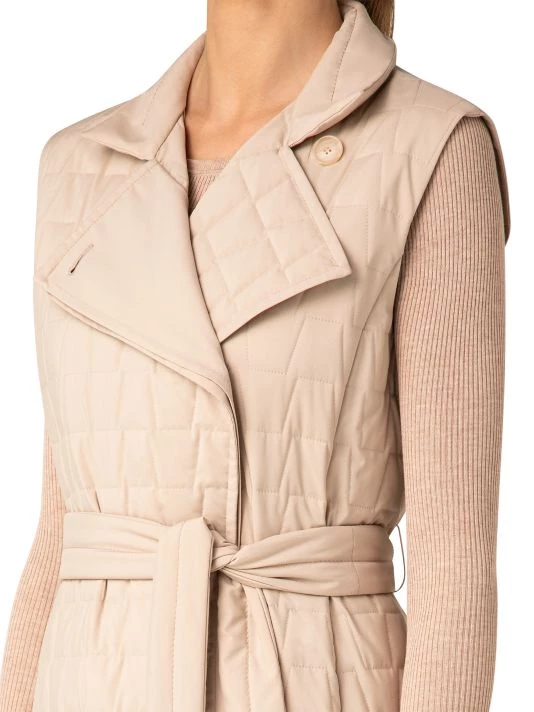 Akris Sleeveless Belted Quilted Coat 8 Akris Sleeveless Belted Quilted Coat - Image 6