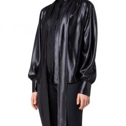 Akris Silk Lamé Blouse 11 Akris Silk Lamé Blouse -Akris Sales Shop unnamed file 834