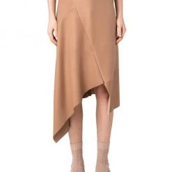 Akris Leather Asymmetric Midi-Skirt -Akris Sales Shop unnamed file 839