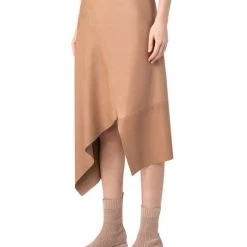 Akris Leather Asymmetric Midi-Skirt -Akris Sales Shop unnamed file 840