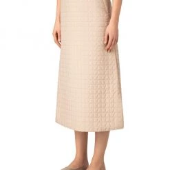 Akris Quilted Trapezoid, A-Line Midi-Skirt -Akris Sales Shop unnamed file 845