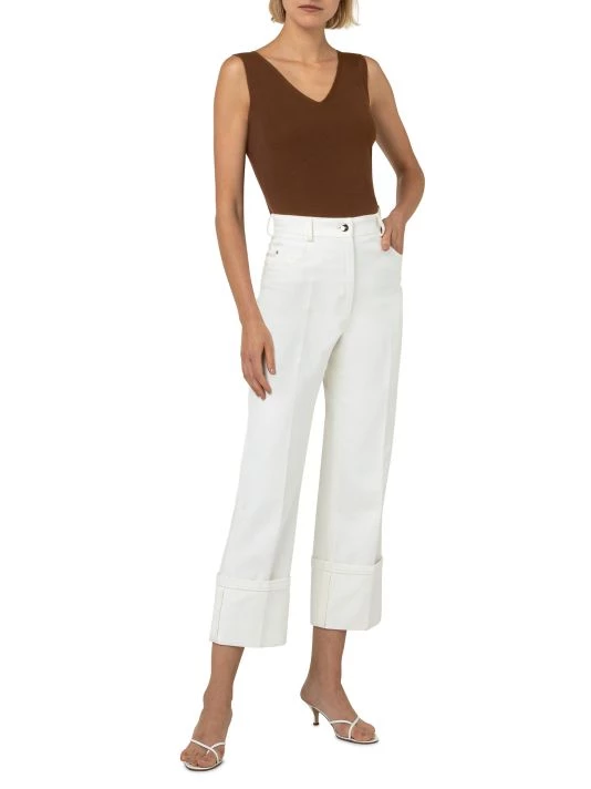 Akris Stretch Silk V-Neck Tank 4 Akris Stretch Silk V-Neck Tank - Image 2