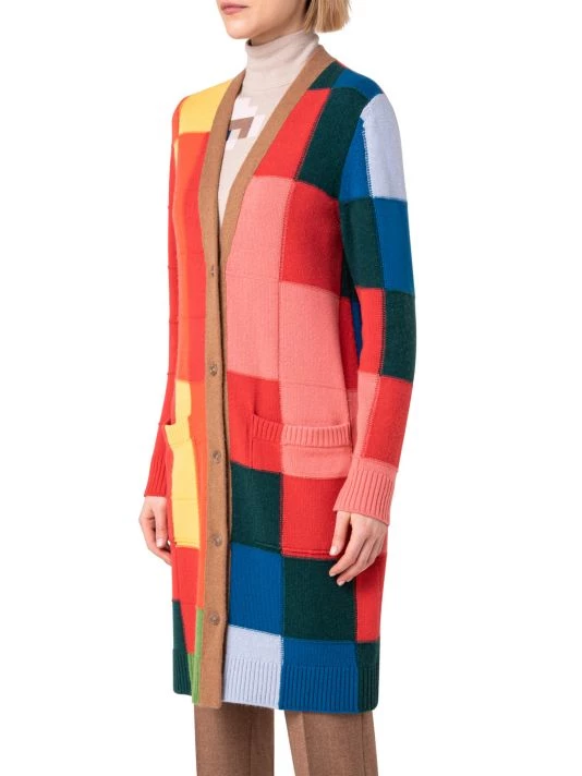 Akris Cashmere Colorblocked Cardigan 6 Akris Cashmere Colorblocked Cardigan - Image 4