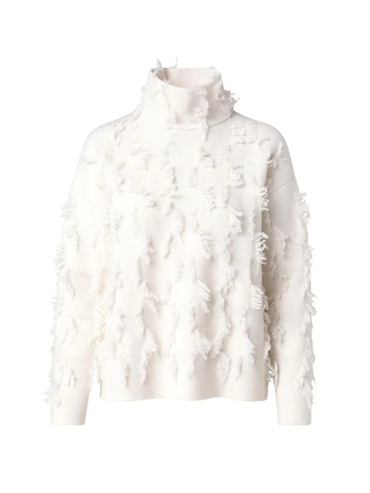 Akris Fringe Boxy Sweater 3 Akris Fringe Boxy Sweater