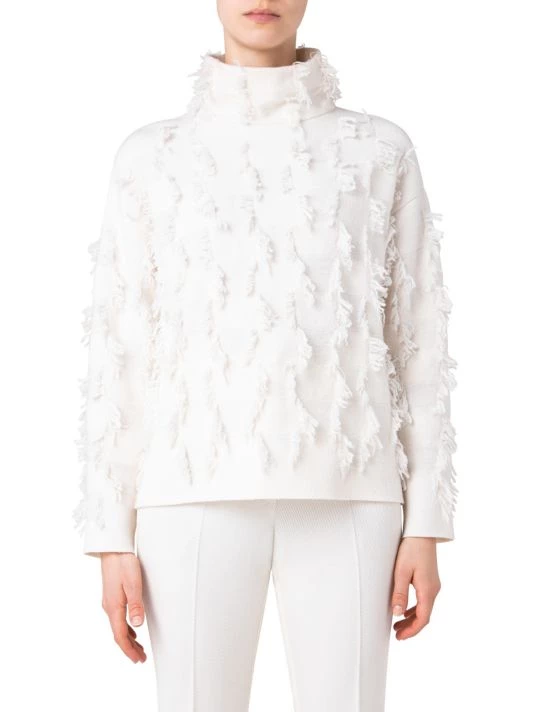 Akris Fringe Boxy Sweater 5 Akris Fringe Boxy Sweater - Image 3