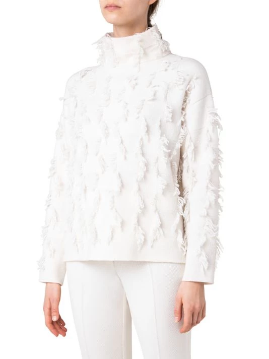 Akris Fringe Boxy Sweater 6 Akris Fringe Boxy Sweater - Image 4