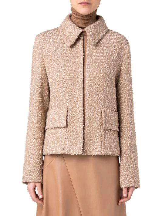 Akris Wool Tweed Zip-Front Jacket 5 Akris Wool Tweed Zip-Front Jacket - Image 3