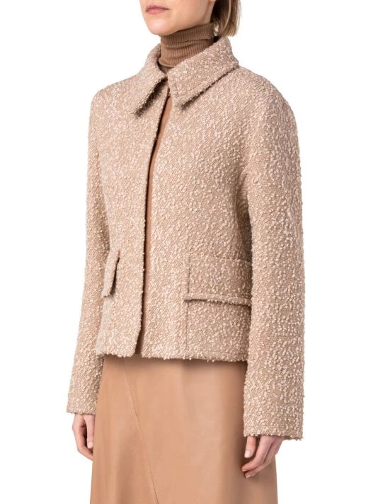Akris Wool Tweed Zip-Front Jacket 6 Akris Wool Tweed Zip-Front Jacket - Image 4