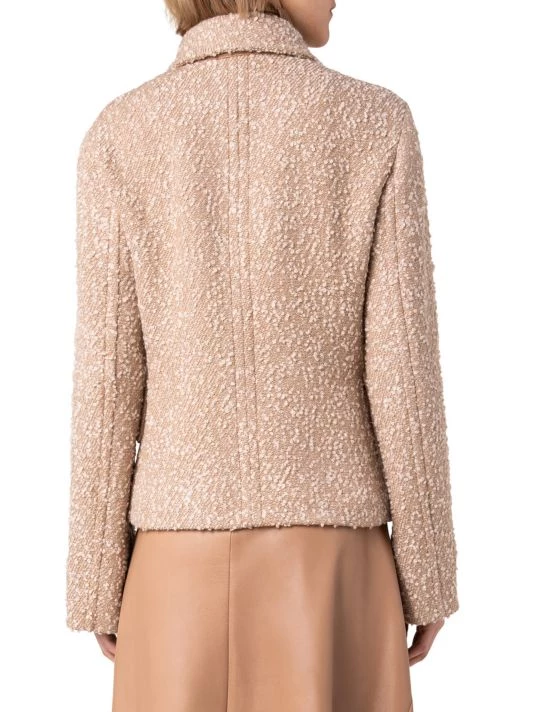 Akris Wool Tweed Zip-Front Jacket 7 Akris Wool Tweed Zip-Front Jacket - Image 5