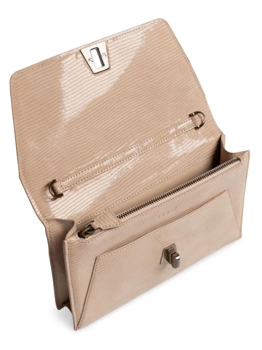 Akris Anouk Lizard-Embossed Leather Envelope Bag 4 Akris Anouk Lizard-Embossed Leather Envelope Bag - Image 2