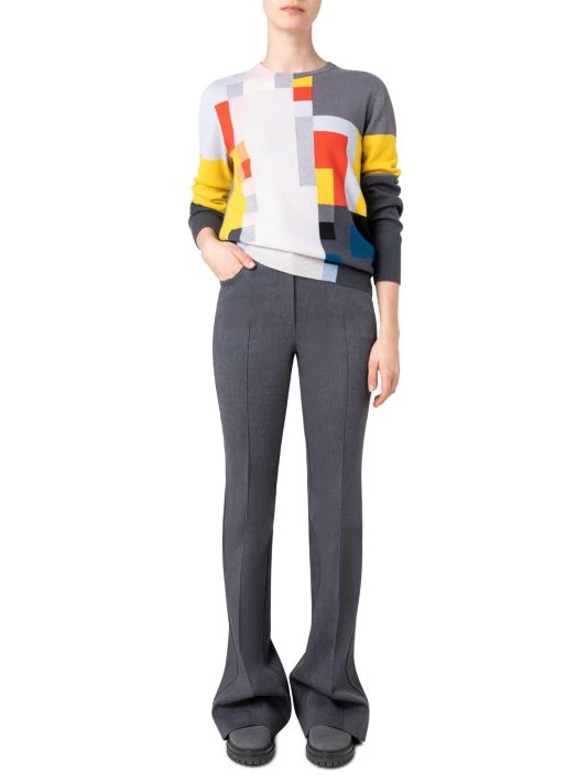 Akris Cashmere Intarsia Knit Sweater 4 Akris Cashmere Intarsia Knit Sweater - Image 2