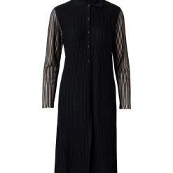 Akris Silk-Blend Knit Coat