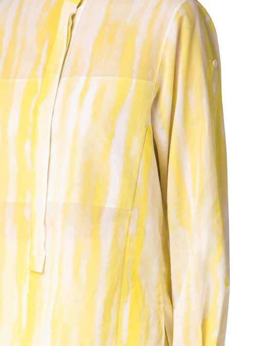 Akris Waterstripe-Print Cotton Voile Blouse 8 Akris Waterstripe-Print Cotton Voile Blouse - Image 6