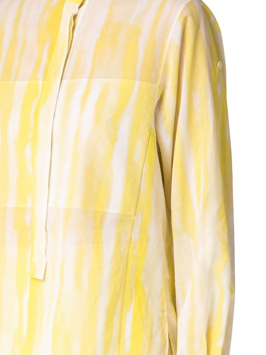 Akris Waterstripe-Print Cotton Voile Blouse 9 Akris Waterstripe-Print Cotton Voile Blouse - Image 7