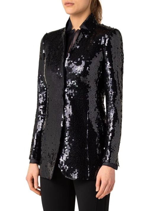 Akris Layered Sequin-Embroidered Blazer 6 Akris Layered Sequin-Embroidered Blazer - Image 4