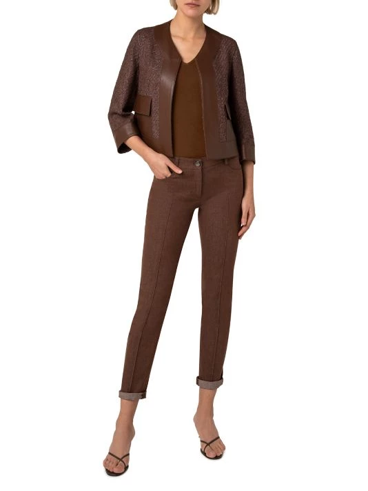 Akris Cropped Tweed Jacket 4 Akris Cropped Tweed Jacket - Image 2