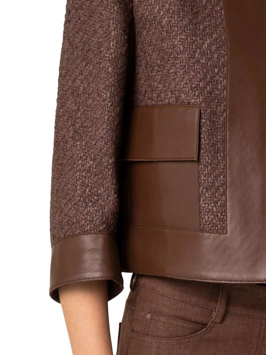 Akris Cropped Tweed Jacket 8 Akris Cropped Tweed Jacket - Image 6