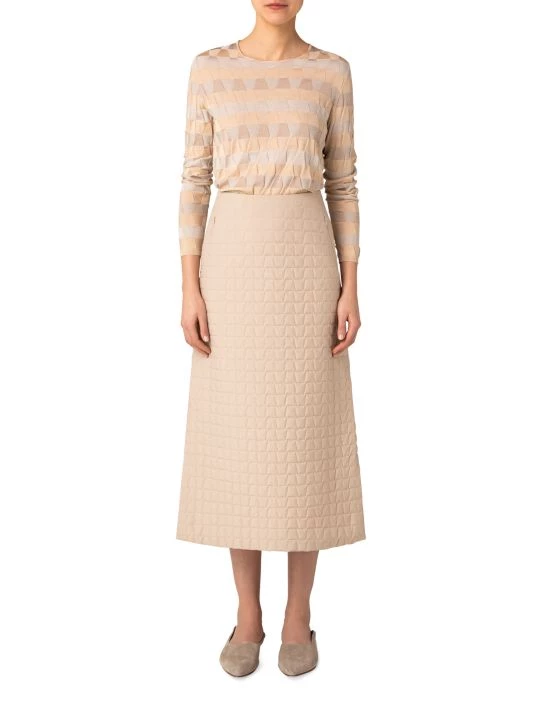 Akris Striped Trapezoid Jacquard Top 4 Akris Striped Trapezoid Jacquard Top - Image 2