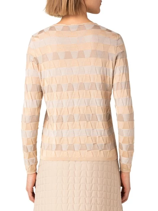 Akris Striped Trapezoid Jacquard Top 7 Akris Striped Trapezoid Jacquard Top - Image 5