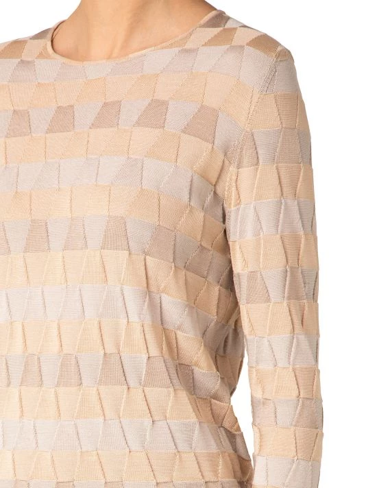 Akris Striped Trapezoid Jacquard Top 8 Akris Striped Trapezoid Jacquard Top - Image 6