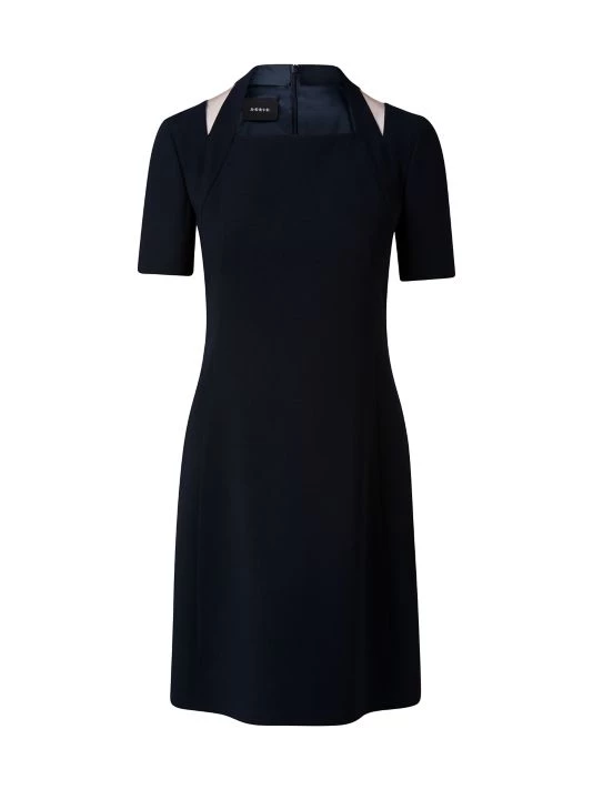 Akris Apron Neck Sheath Dress 3 Akris Apron Neck Sheath Dress