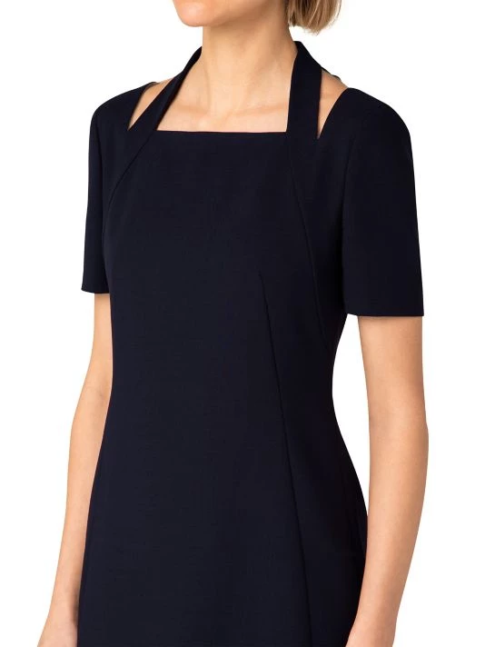 Akris Apron Neck Sheath Dress 7 Akris Apron Neck Sheath Dress - Image 5