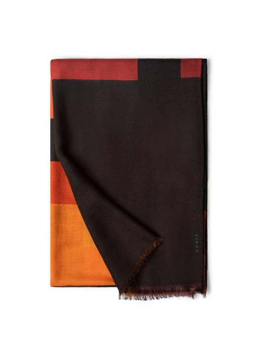 Akris Shawl 701 Colorblock Scarf 4 Akris Shawl 701 Colorblock Scarf - Image 2