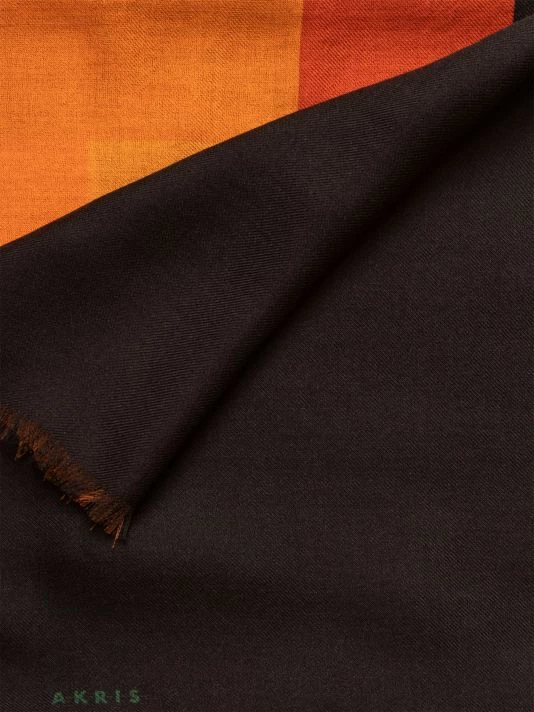 Akris Shawl 701 Colorblock Scarf 5 Akris Shawl 701 Colorblock Scarf - Image 3